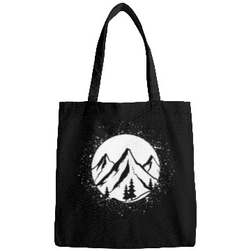 Discover Circle with Splash and Mountain - (B) Bags