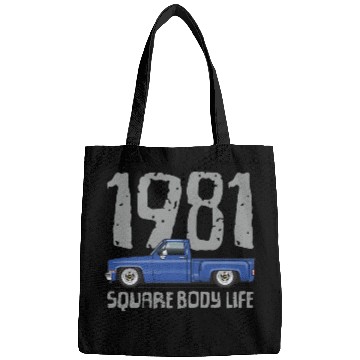 Discover 1981 Square Body Life Bright Blue Bags