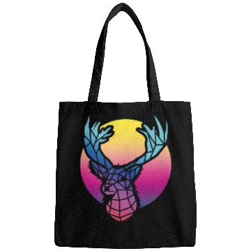 Discover Deer 80s Retro Old School Gift Idea 005-124 Bags