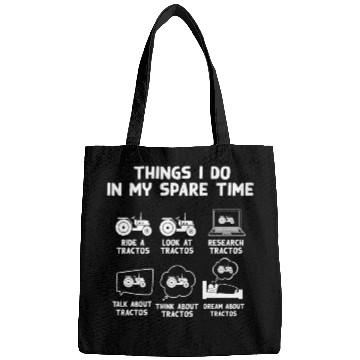 Discover Funny Tractor Farmer Tractors Lover Bags