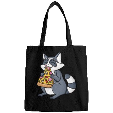 Discover Racoorn Eating Pizza Bags