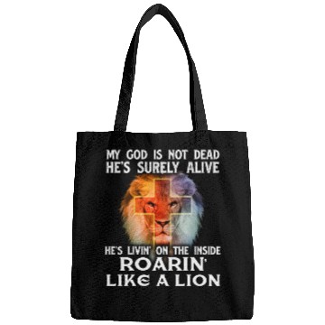Discover My God Is Not Dead Christian Religious Bible Bags