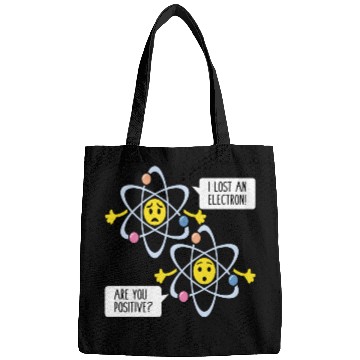 Discover Funny Electron Pun Chemistry Science Teacher Bags