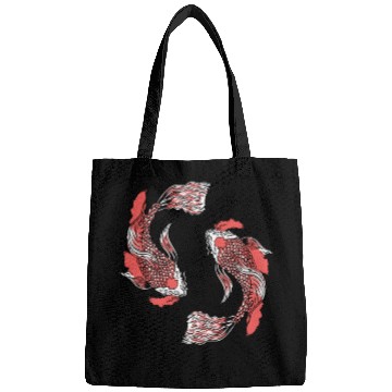 Discover Koi Fish Swirly Bags