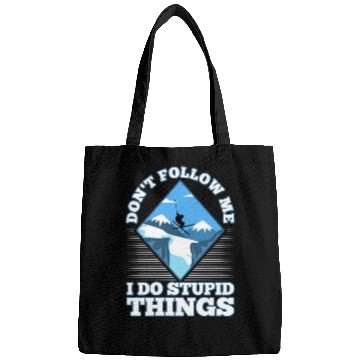 Discover Don't follow me i do stupid things skiing Bags