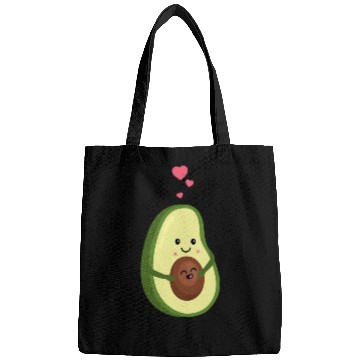 Discover Pregnant Avocado Mom Family Baby Announcement Bags