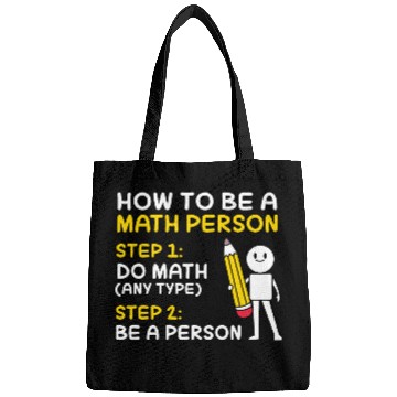 Discover Math How To Be A Math Person Bags