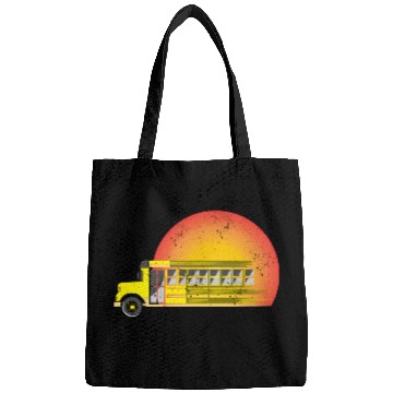Discover Retro Sunset School Bus Driver Bags