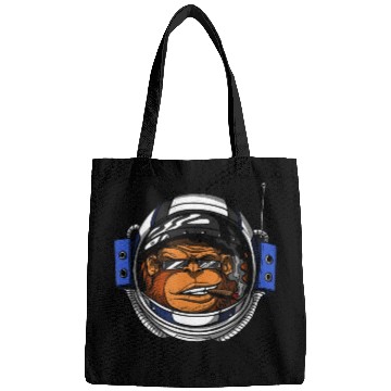 Discover Ape Chimp Monkey Astronaut Space Cosmic Galaxy Bags