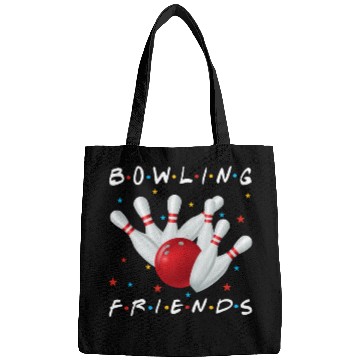 Discover Bowling Friends Playing Bowling Together Uniform Bags
