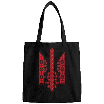 Discover Ukrainian Trident Vyshivanka - Embroidered trizub Bags