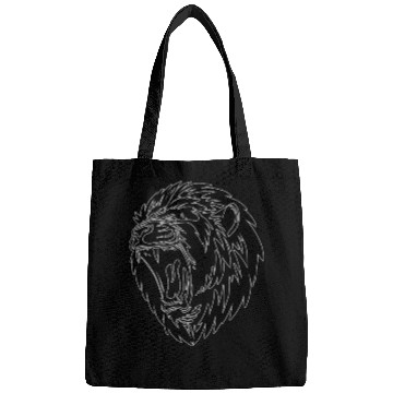 Discover lion black roar Bags