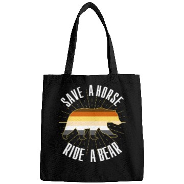 Discover Save A Horse Ride A Bear Gay Bear Brotherhood Bags