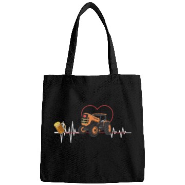 Discover Farm Farmer Rancher Drive Heart Beer Tractor Bags