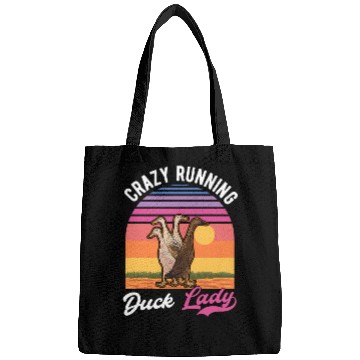 Discover Crazy Running Duck Lady Indian Bags