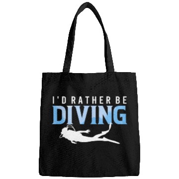 Discover I'd Rather Be Diving - Ocean Diving Instructor Bags