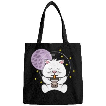 Discover Kawaii Cat Space Pet Lover Gift Bags