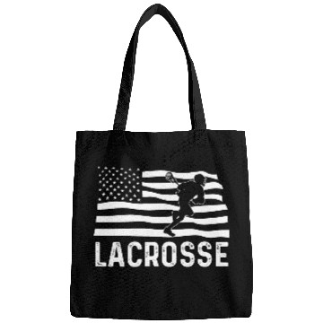 Discover Lacrosse American Flag USA Bags