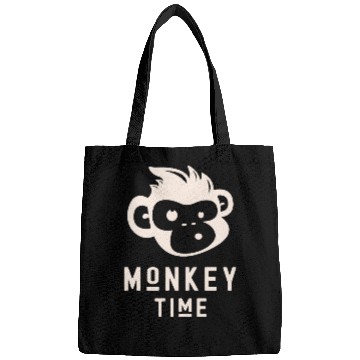Discover It's Monkey Time Cute Funny Monkey Face Bags