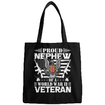 Discover Proud Nephew of a World War Il Veteran Bags