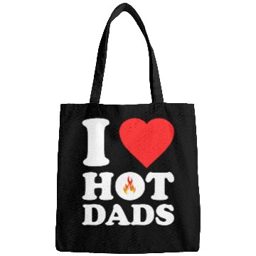 Discover I Love Hot Dads Bags