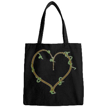 Discover brown heart nature green line icon Bags