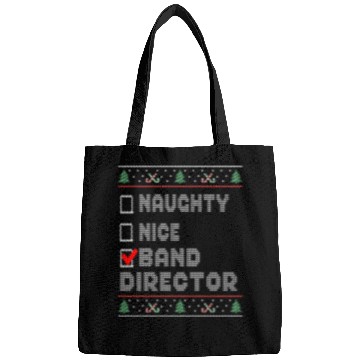 Discover Naughty Nice Band Director, Matching Christmas Bags