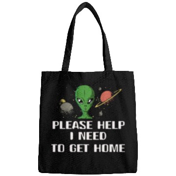 Discover Alien Gift Extraterrestrial UFO AREA 51 Sci-fi Bags