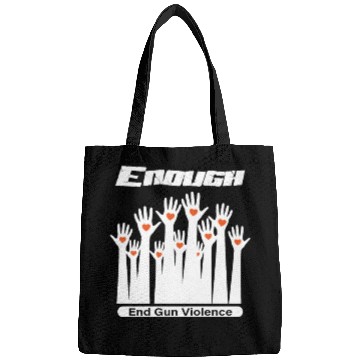 Discover Wear Orange Enough End Gun for peace Classic Bags