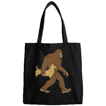Discover Bigfoot Sasquatch Carrying Yorkshire Terrier Bags