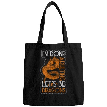 Discover Dragon Black Chinese Dragon Bags