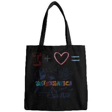 Discover i love math Bags