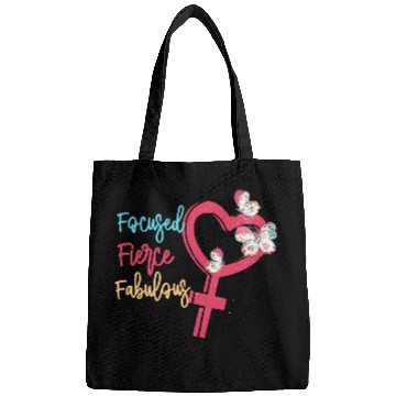 Discover Focused Fierce Fabulous sublimation Bags