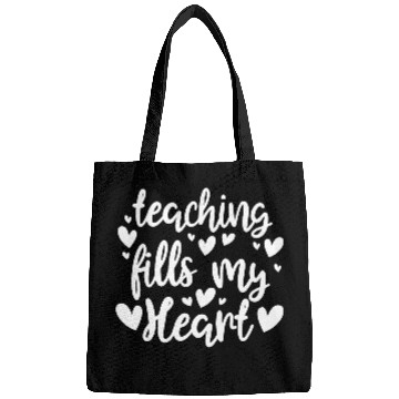 Discover Teaching Fills My Heart Valentine Gift Teacher Bags