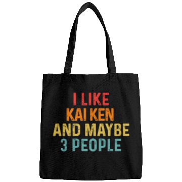 Discover I Like Kai Ken And Maybe 3 People Dog Lover Retro Bags