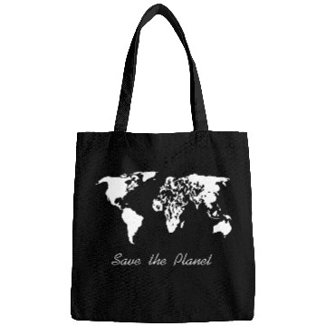 Discover Save the Planet - fragmented world Bags