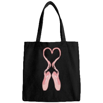 Discover Lovely Heart Pink Ballet Slippers Bags