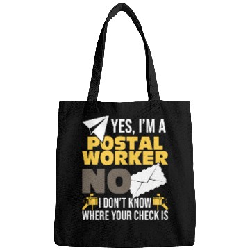 Discover Yes I'm A Postal Worker Postman Mailman Mail Bags