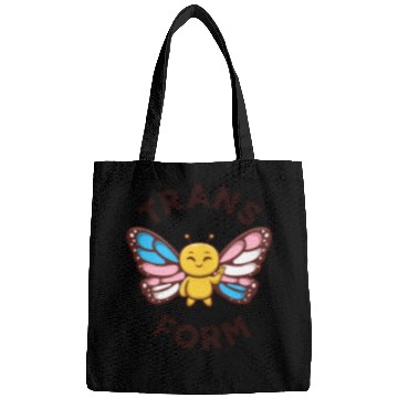 Discover Transgender Monarch Butterfly Trans Form Kawaii Bags