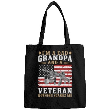 Discover Im A Dad Veteran Nothing Bags