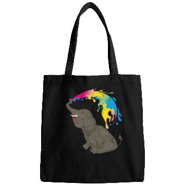 Discover Pan flag elephant LGBT queer gift pansexual Bags