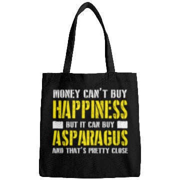 Discover Asparagus - money can't buy happiness Bags