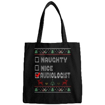 Discover Naughty Nice Audiologist, Matching Christmas Bags