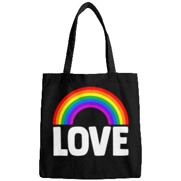 Discover Love Rainbow Kindness Gay Pride LGBTQ Bags