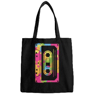 Discover Colorful Retro Cassette Tape Bags