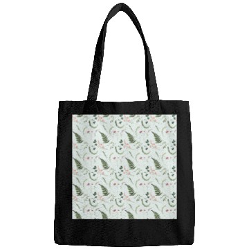 Discover Watercolor Wildflowers Botanical Pattern Bags