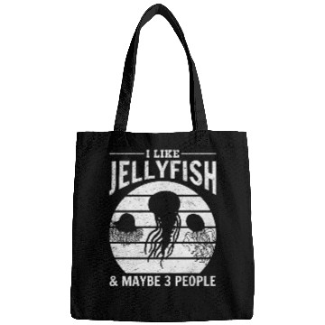 Discover I Like Jellyfish & Maybe 3 People Jellyfishes Bags