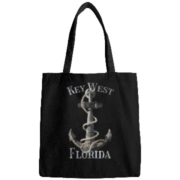 Discover Key West Florida Nautical Anchor Sailing Bags