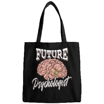 Discover Future psychologist - therapy psychology brain Bags