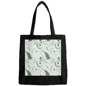 Discover Watercolor Wildflowers Botanical Pattern Bags